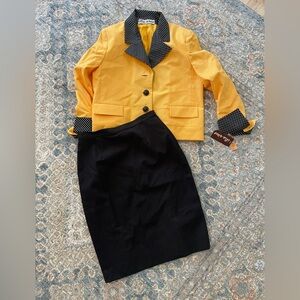 Vintage Ilie Wacs Skirt and Blazer Set 14